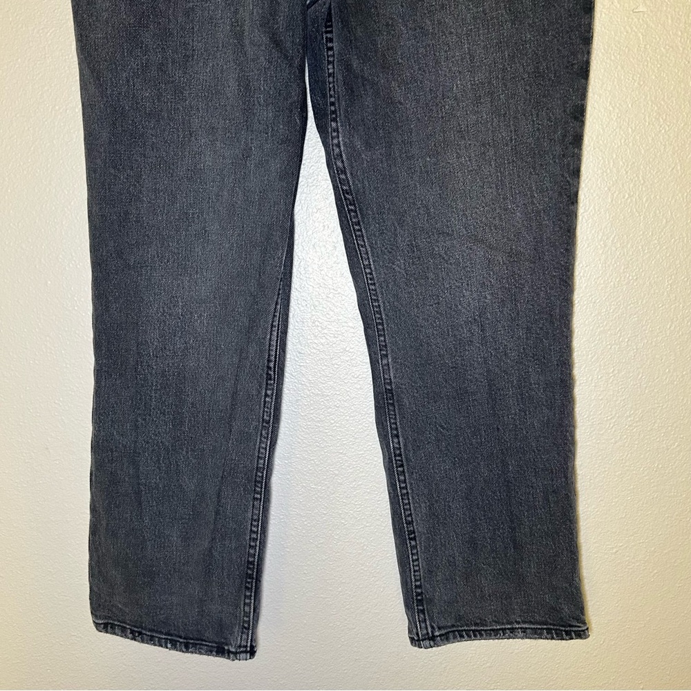 Abercrombie & Fitch Straight Leg Jeans — Washed Black - Picture 6 of 11